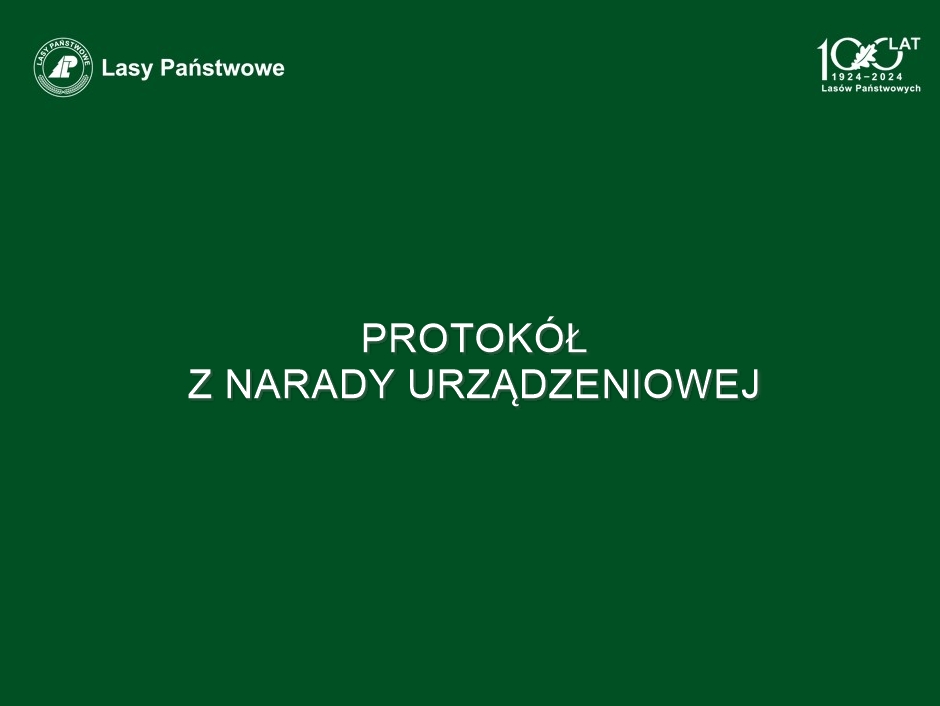 Protokół z Narady Urządzeniowej oraz informacja o konsultacjach do PUL